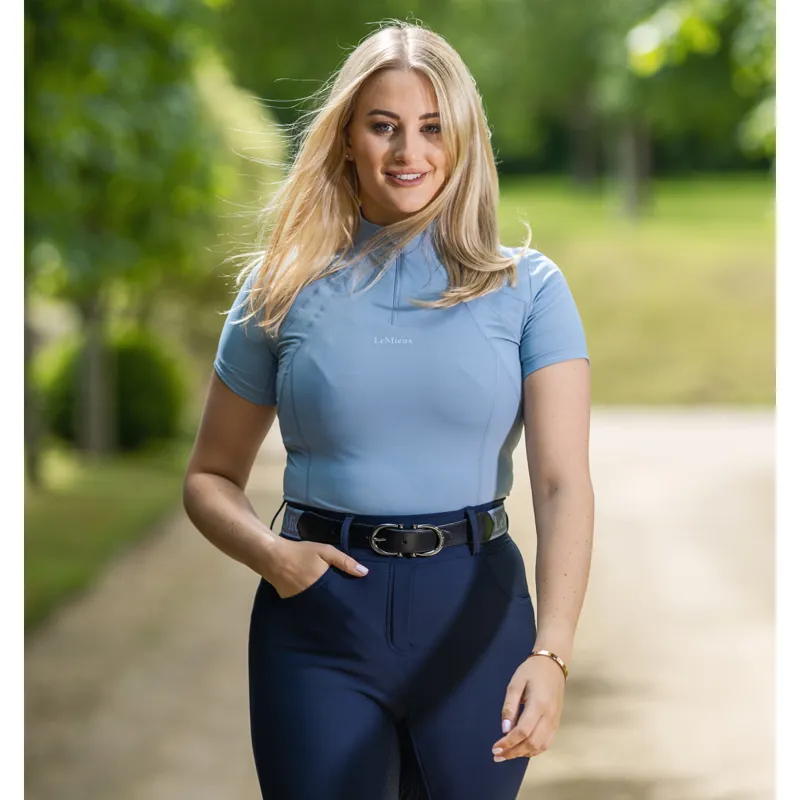 LeMieux Elasticated Belt - Denim-2